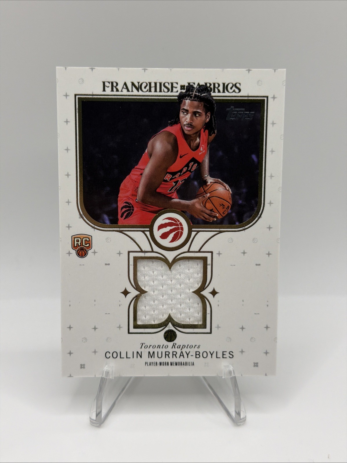 Collin Murray-Boyles - Franchise Fabrics - 2025-26 Topps - #FF-CB (MEM, RC)