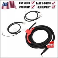 For Ford 7.3l 1994-1997 Powerstroke Negativepositive Battery Starter Cable Kit