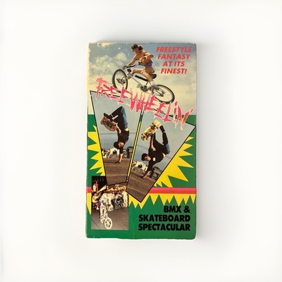 Freewheelin  (VHS, 1990) RAD! Curb Dogs 80s Freestyle Skateboarding- SUPER RARE 