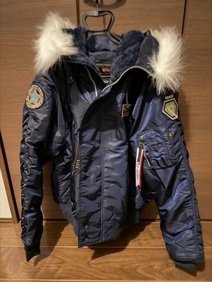 STRICT-G Alpha N-2B Gundam Heero Yuy Jacket XL MA-1 Navy Japan
