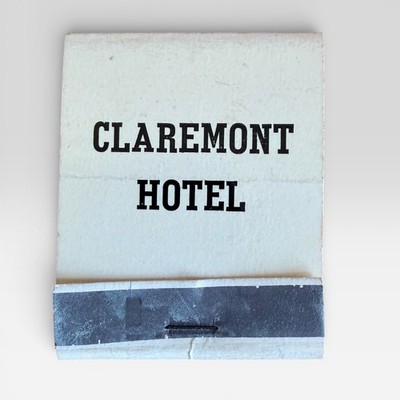 Claremont Hotel Berkeley CA Vintage Matchbook Ashby & Domingo