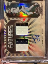 D5 2020 Jordan Love Panini Futures Gold Rookie Dual Patch RC Auto FD-JL 32/199