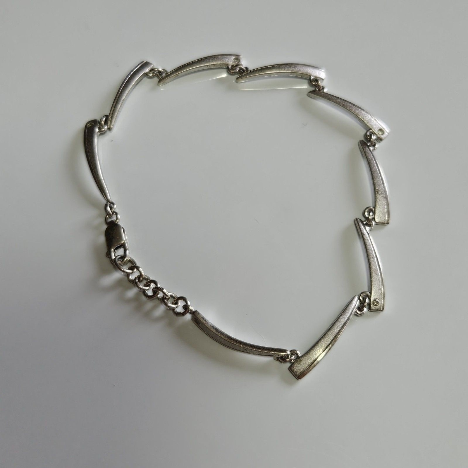 Sterling Silver Diamond Accent Rectangular Bracel… - image 15