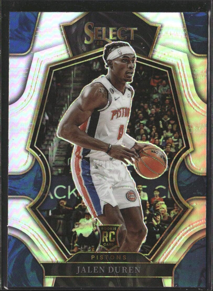 2022-23 Panini Select #176 Jalen Duren Silver Prizms