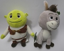 Peluche Shrek 25 Aniversario SHREK & DONKEY con Etiquetas (Exclusivo Cinemark)