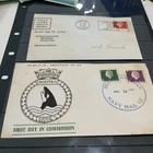 Stamps Canada Navy Covers H.M.C.S. Nootka 1st Day In Commission Plus Freedom Fed