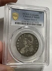 U.S. - 1827 Silver Square Base 2 Capped Bust Half Dollar (PCGS Fine Detail)