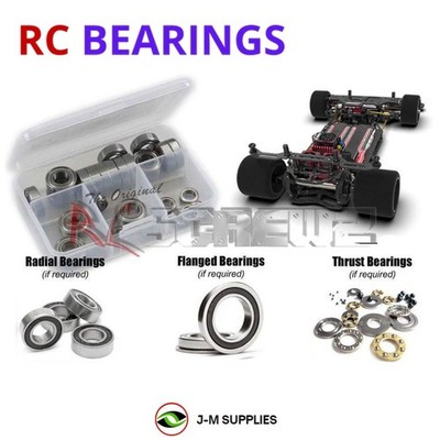 RCScrewZ Rubber Shielded Bearings cor013r for Corally SSX823 Onroad C00133 | SET