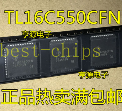 1PCS NEW TEXAS TL16C550CFN 44PIN SINGLE UART W/16-BYTE FIFO & AUTOFLOW  #K1995