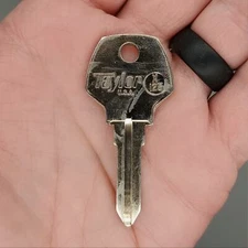 5x Ilco / Taylor X125 Key Blanks Some Harley Davidson Motorcycles Nickel Plated