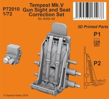 CMK/Czech Master Kits P72010 1:72 Hawker Tempest Mk.V Gun Sight and Seat Correct