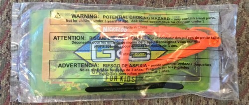 Wendy’s Kids Meal Nickelodeon GaS Toy 1st & Games NIP NEW - Picture 2 of 2