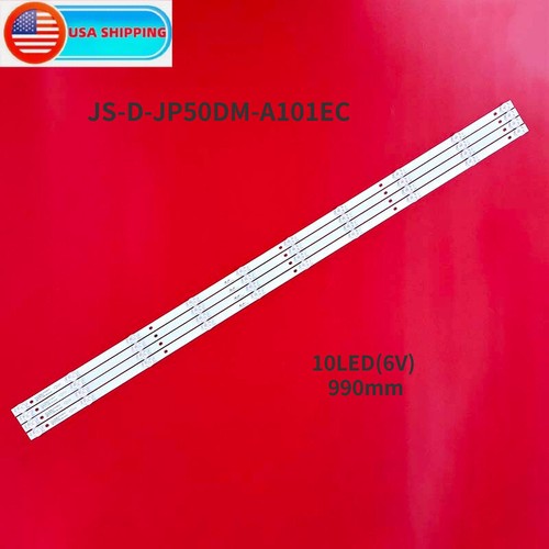 4pcs LED strips for BBK 50LEM-1043/FTS2C D50-M30 JS-D-JP50DM-A101EC (80510) 6V