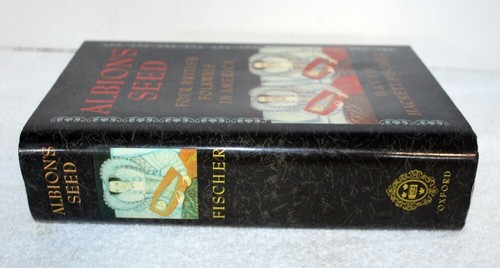 Albion's Seed: Four British Folkways in America ~ 1989 Fisher Hardcover ~ Nice - Picture 6 of 7