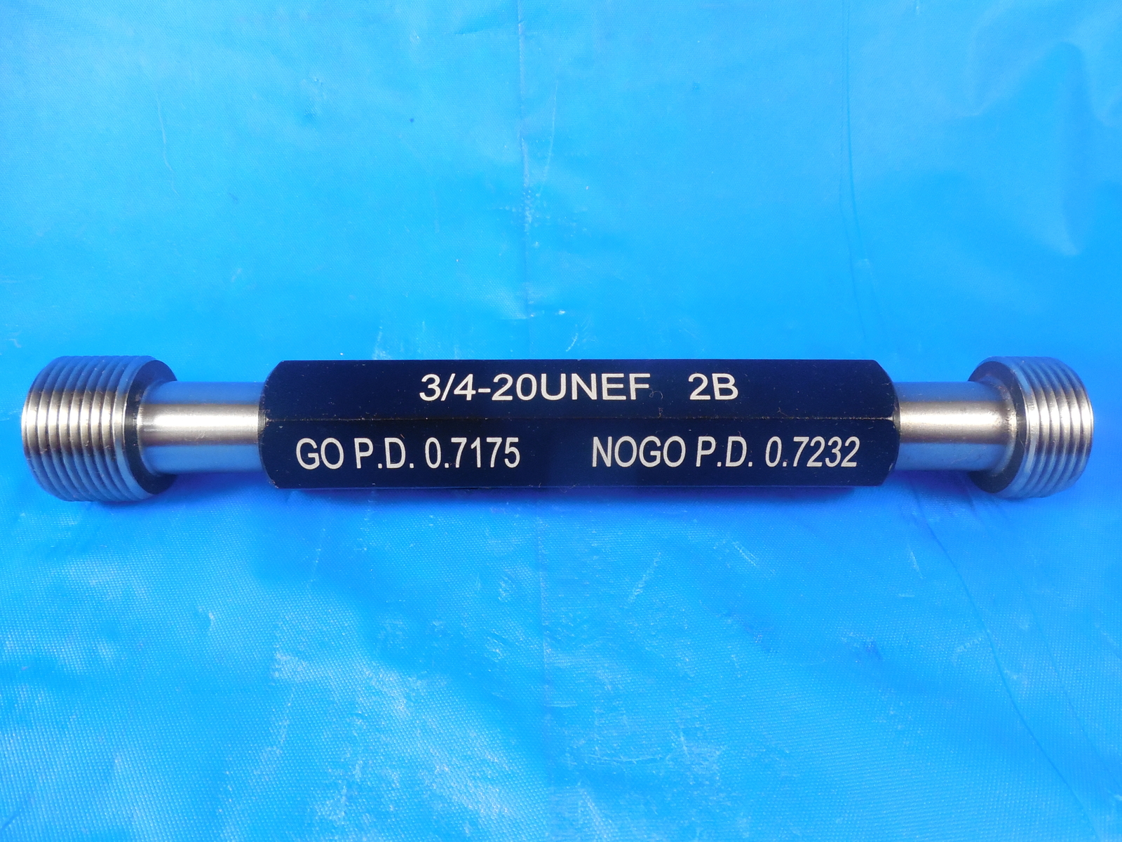 new-3-4-20-unef-2b-thread-plug-gage-750-go-no-go-p-d-s-7175