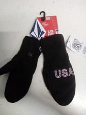 Volcom USST Fleece Mittens Mens Small 5B4A