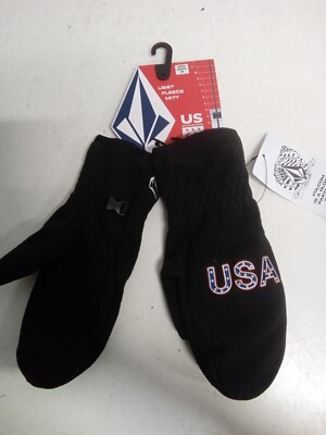Volcom USST Fleece Mittens Mens Small #5B4A