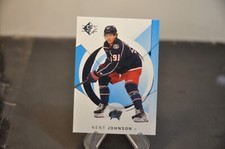 2024-25 Upper Deck SP Hockey BLUE Parallel Base Set #37 Kent Johnson  nhl