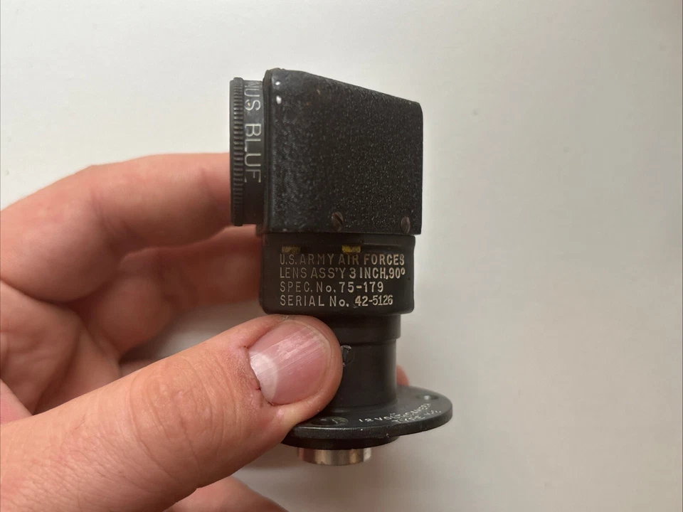 Fairchild Aviation corp lens ass'y 3 inch plain Eastman Kodak co lens - Image 2 of 4