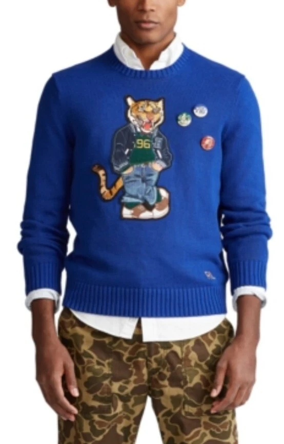 Polo tiger best sale sweater