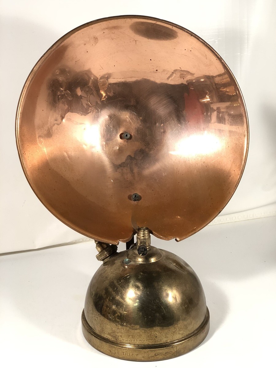 Vintage Tilley Pump Radiator Heater With Copper Shield Made