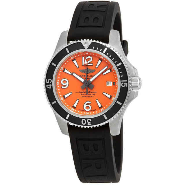 Breitling Superocean Orange Men's Watch - A17366D71O1S1 for sale online |  eBay