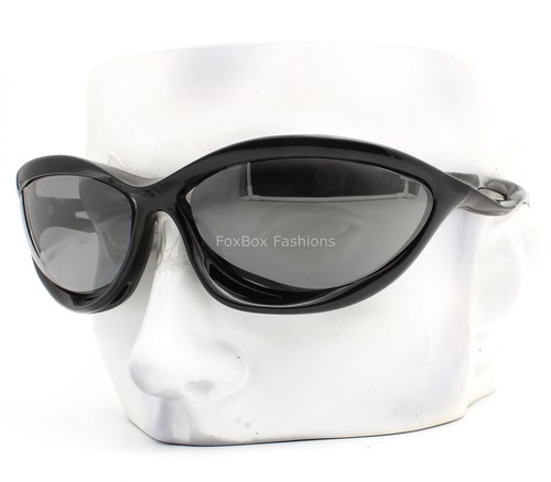 Prada Morph SPR A26 1AB-60G Sunglasses Polished Black Gray Mirror w/case