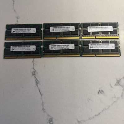 Barrette Mémoire RAM Micron 2Go PC3-8500S (2RX8) Pour PC Portable - MT16JSF25664HZ-1G1F1