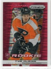 Tye McGinn 13-14 Panini Prizm Rookie Red Pulsar #274 Philadelphia Flyers