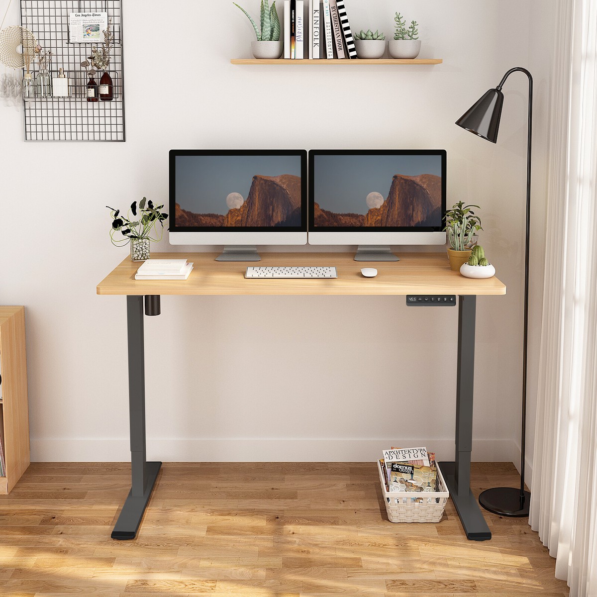 FLEXISPOT 55&quot; Standing Desk Height Adjustable Desk Ergonomic 
