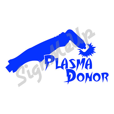 Plasma Sticker Plasma Donor 8.5x4.5