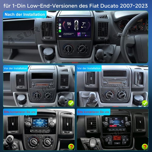 DAB+ 64G Android 14 Autoradio Navi Für Fiat Ducato Peugeot Boxer Citroen Jumper - Bild 4 von 16
