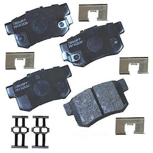 Disc Brake Pad SetPremium Gold Ceramic Rear Brake Pads CARQUEST
