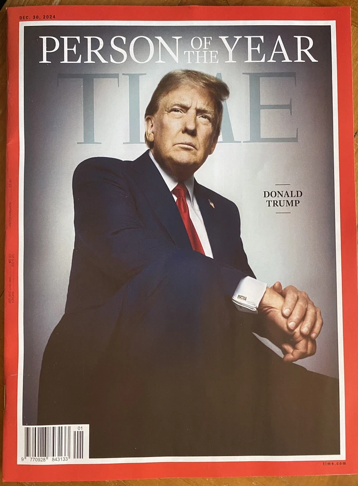 2 Time Magazine Donald Trump Attack Person Year Assassination Shot 2024 NO LABEL - Image 3 of 4