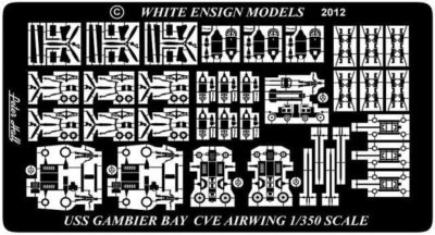 WEM PE35152 1/350 USS Casablanca Class Escort Carrier Air Wing Fittings