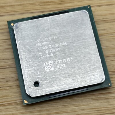 INTEL Celeron 2.7 GHz CPU 2700 128KB 400MHz Socket 478 # SL77S / 2.7ghz