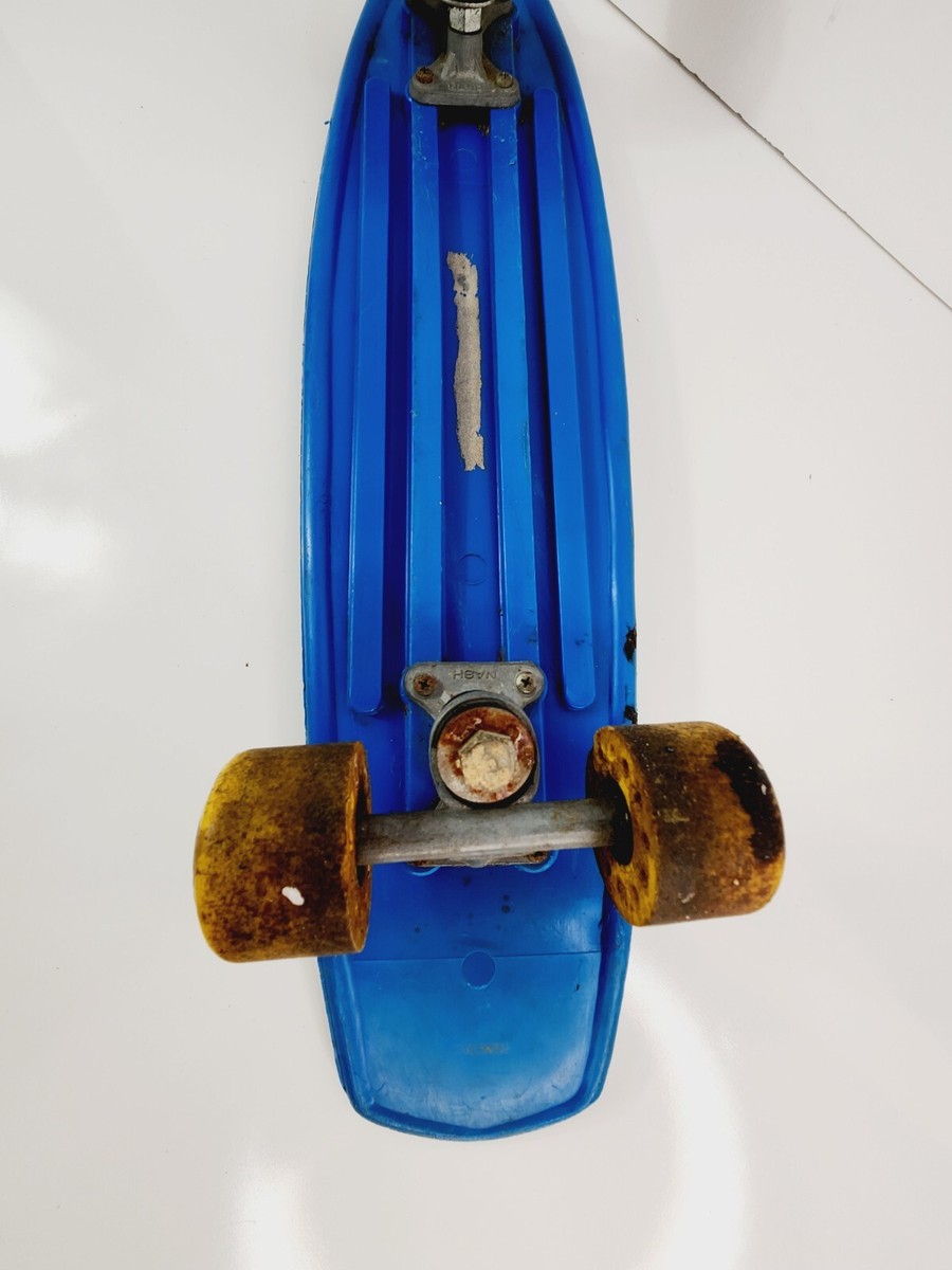 NASH ナッシュ スケートボード Shark ビンテージ Nash Surf Board Vintage Wood Wooden Steel Wheels Skateboard
