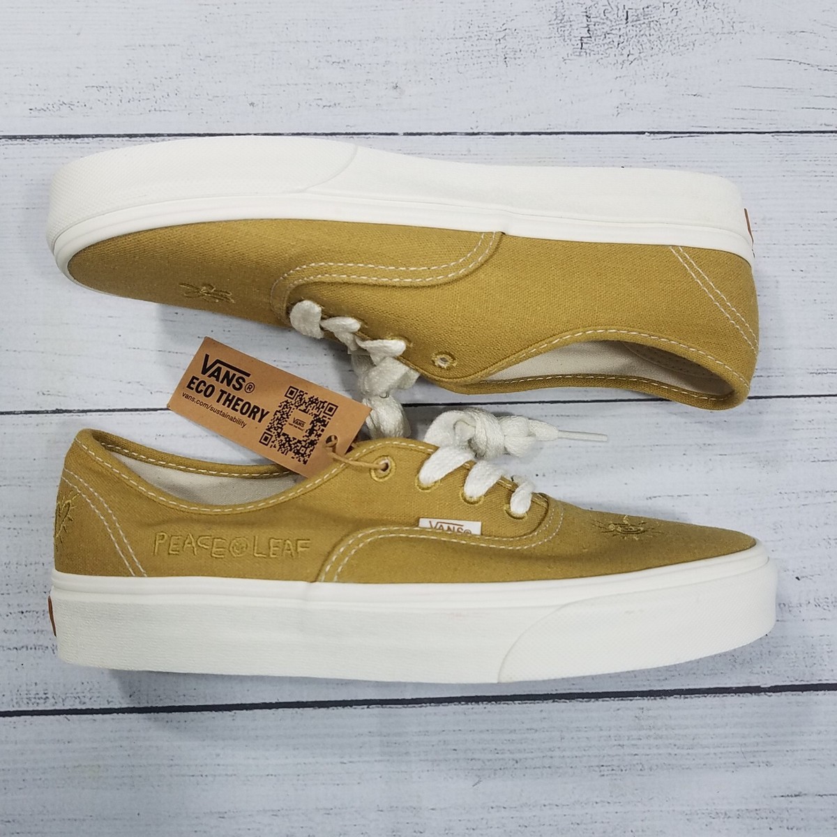 Tenis Vans Zapatos Vans Color Mostaza Interior Vans Eco Theory