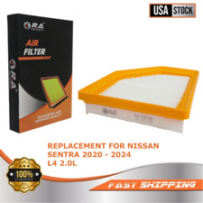 12815 Engine Air Filter for NISSAN SENTRA 2020 2021 2022 2023 2024 2.0L S SR SV