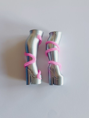 Lol Surprise Tweens Neon Pop Stars Doll Thea Stars Silver Boots Shoes Pink Snake
