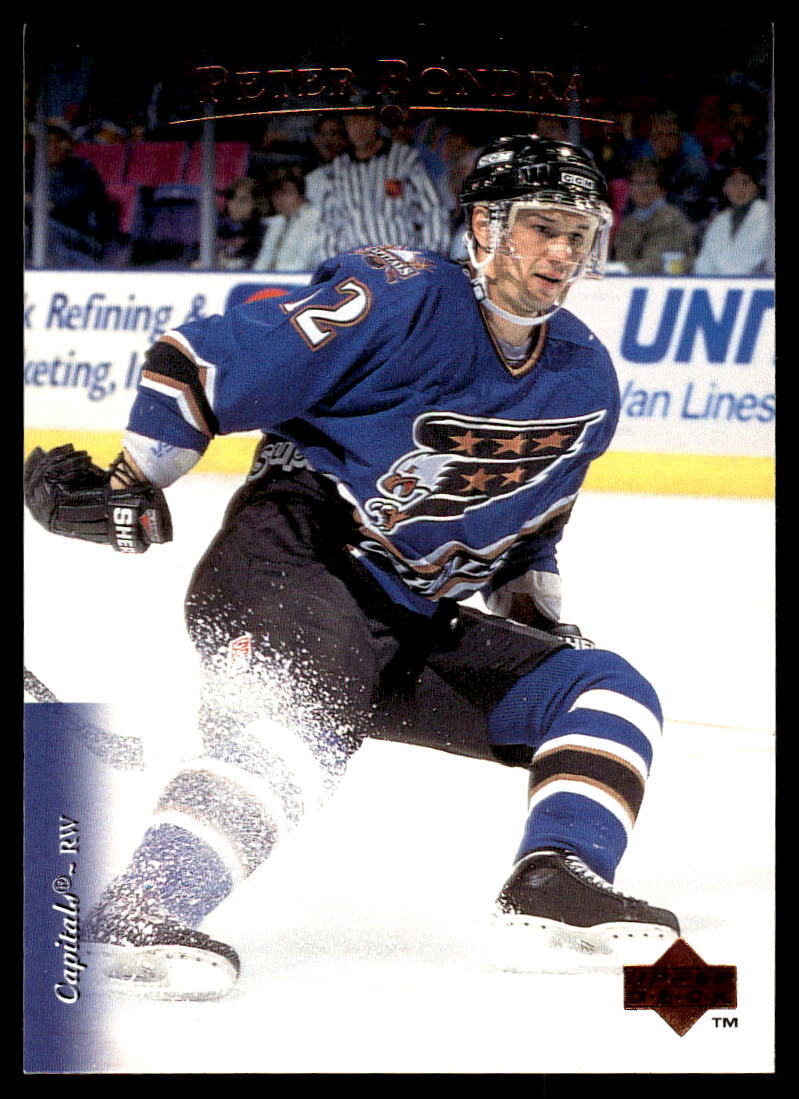 1995-96 Upper Deck #339 Peter Bondra Washington Capitals Hockey Card