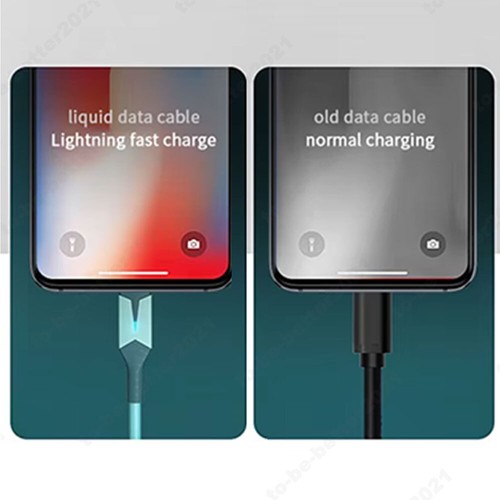 66W Câble de charge rapide cordon de données USB C silicone Pour Android Iphone - Photo 9 sur 16