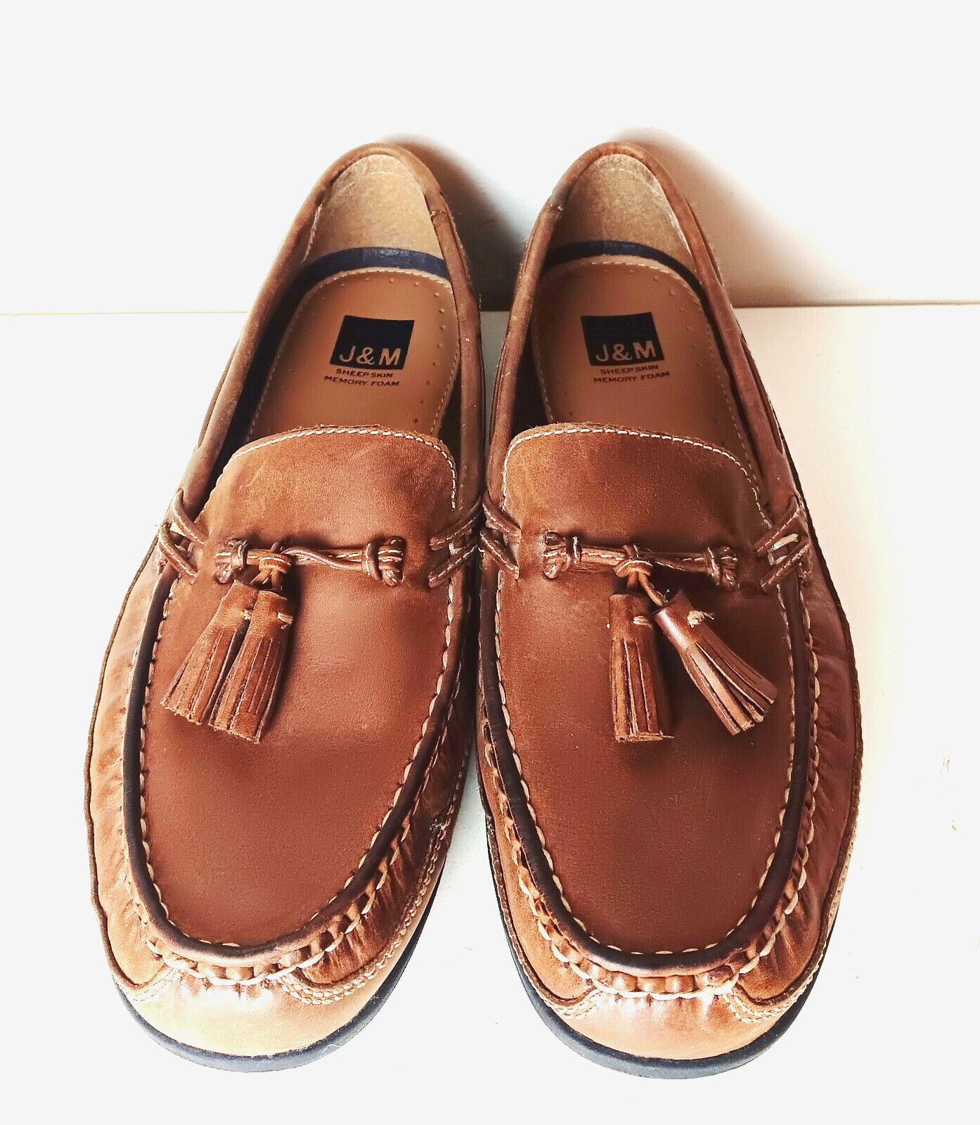 Johnston and Murphy Men's Brown Leather Tassel Lo… - image 3