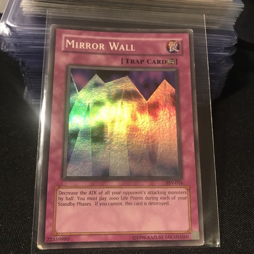 Yugioh Mirror Wall PSV-016 Near Mint Super Rare MP | eBay