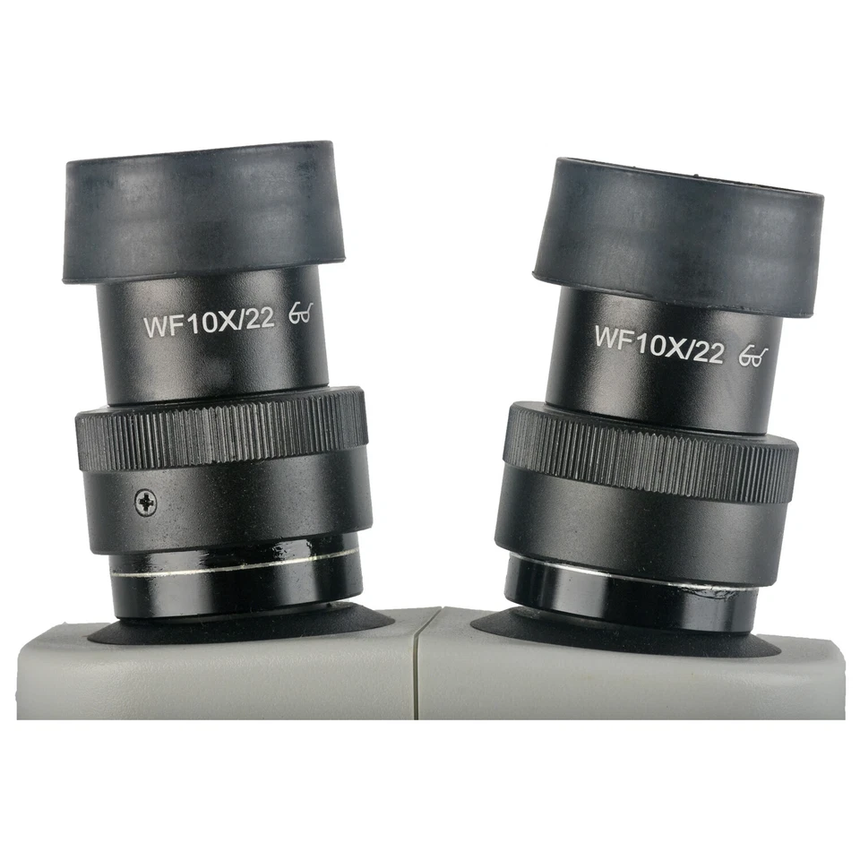 KOPPACE 7X-50X Binocular Stereo Microscope 144 LED Ring Light Eyepiece WF10/22  - Image 3 of 4