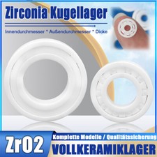 VOLLKERAMIKLAGER Kugellager ZrO2 Miniaturkuge...