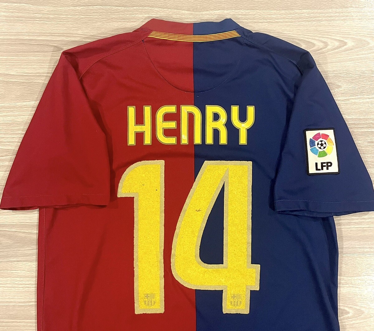 Nike 2008/09 Barcelona Thierry Henry #14 Soccer Jersey 286784-655 