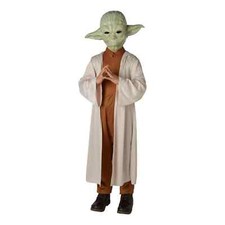 Yoda Star Wars Child Costume Jedi Master Cosplay Robe and Mask - Rubie's 630877