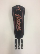 Houston Astros Neoprene Fairway Wood Headcover, embroidered logos