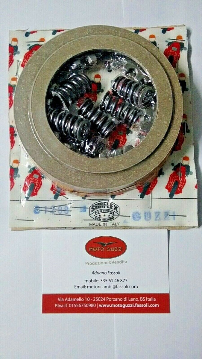 CLUTCH DISCS FOR MOTO GUZZI LODOLA 175 235 MOTORICAMBI FASSOLI